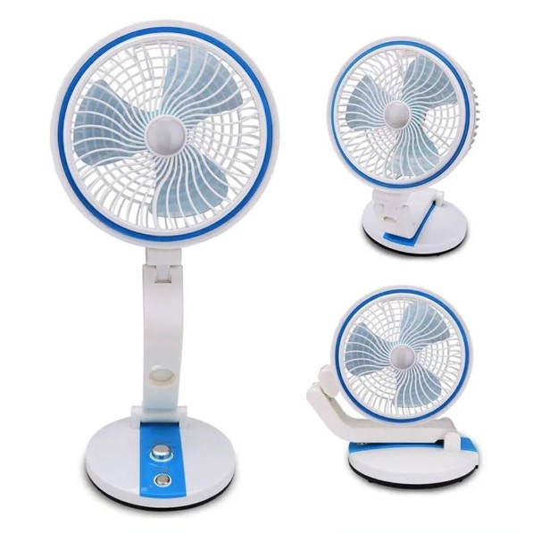 USB Rechargeable Folding Fan with LED Light