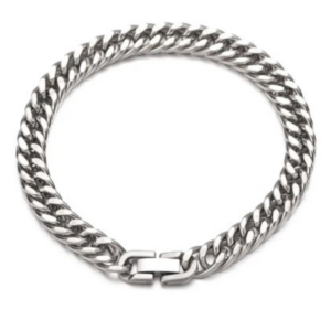 Stainless Steel Bracelet for Men silver