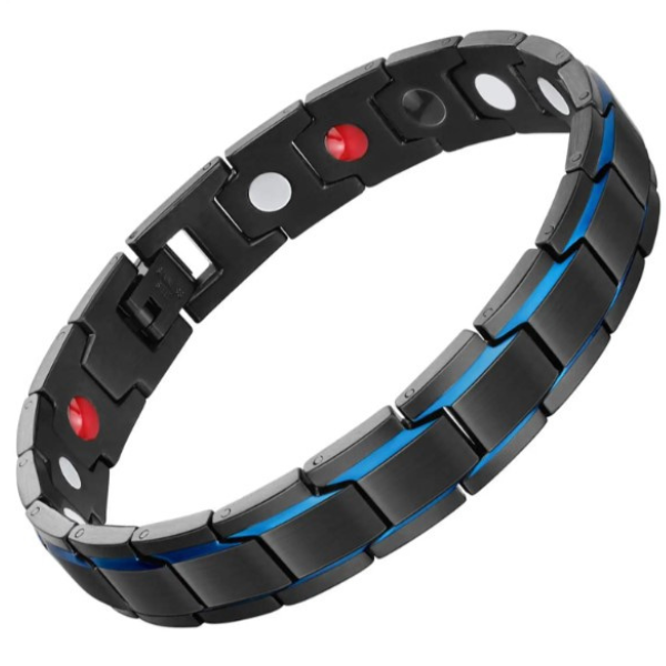 High Quality Thin Magnetic Bracelet Men’s Black