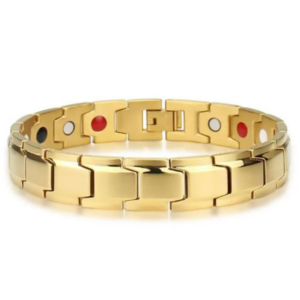 High Quality Thin Magnetic Bracelet Men's Golden