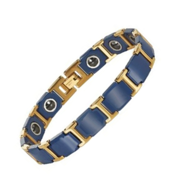 Unique Strap Magnetic Bracelet For Men Blue