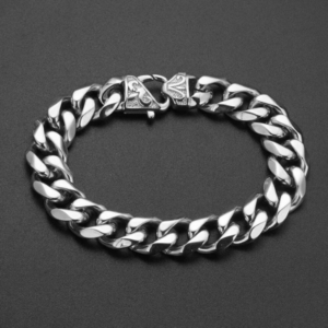 Stylish Men Fashion Bracelet Silver