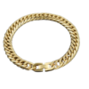 Round chain fashion bracelet for men golden